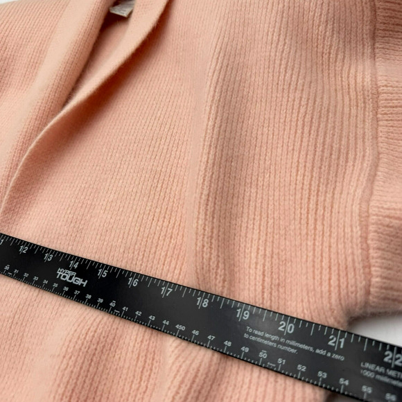 SIDEFFECTS Women's Medium Vintage Pink Lambswool Angora Knit Cardigan Sweater - Picture 6 of 9